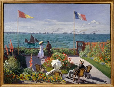 Puutarha Sainte Addressissa tekijältä Claude Monet