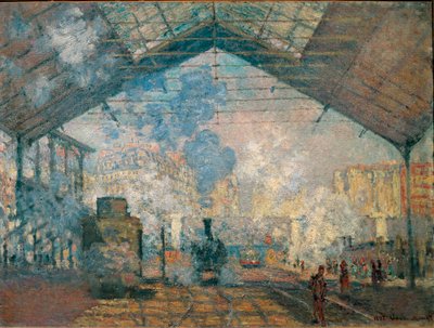 Saint-Lazaren asema tekijältä Claude Monet