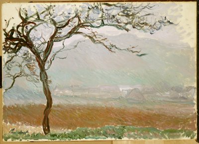 Givernyn maaseutu tekijältä Claude Monet