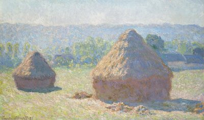 Heinänipat, kesän loppu tekijältä Claude Monet