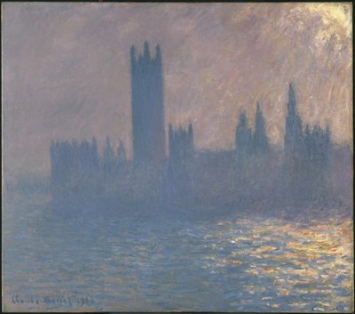 Parlamenttitalo, Sunlight Effect -parlamentti, Sunlight Effect, 1903 tekijältä Claude Monet