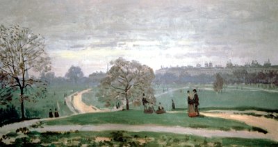 Hyde Park, Lontoo, 1871 tekijältä Claude Monet