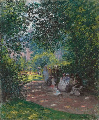 Monceau Parkissa, 1878 tekijältä Claude Monet