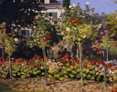 Jardin en fleurs tekijältä Claude Monet