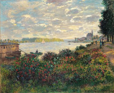 Seine Argenteuilissa tekijältä Claude Monet