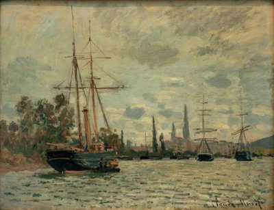 La Seine à Rouen (Rouenin Seine) tekijältä Claude Monet