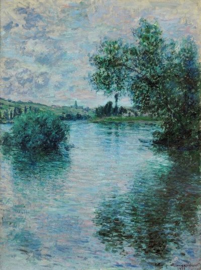 La Seine ja Vétheuil tekijältä Claude Monet