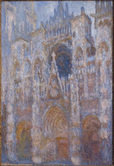 Rouenin katedraali. Portaali, aamuaurinko. harmoni tekijältä Claude Monet
