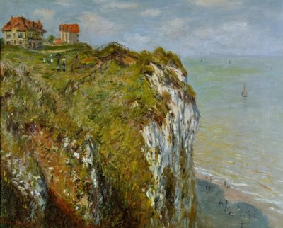 La falaise à Dieppe tekijältä Claude Monet