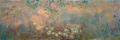 Lumpeen lampi iiriksen kanssa tekijältä Claude Monet