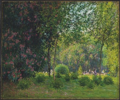 Monceau-puisto tekijältä Claude Monet