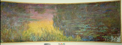 Lumpeet, laskeva aurinko Claude Monet