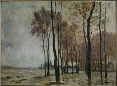 Tulvat Argenteuilissa tekijältä Claude Monet