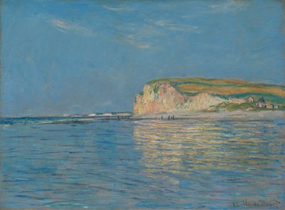 Laskuvesi Pourvillessä, lähellä Dieppeä, 1882 tekijältä Claude Monet