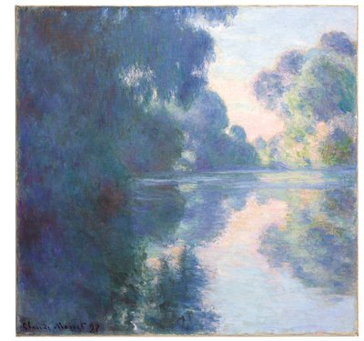 Aamu Seinen varrella, 1897 tekijältä Claude Monet