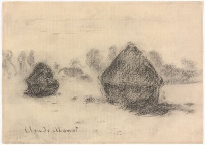Monet - Vehnäpinot, 1891, 2013.986 tekijältä Claude Monet