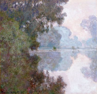 Aamu Seinen varrella, lähellä Givernyä, 1896 tekijältä Claude Monet