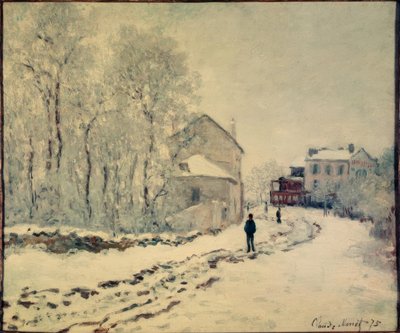 Neige à Argenteuil tekijältä Claude Monet