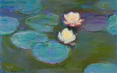 Nympheas. Ca. 1897/1898 tekijältä Claude Monet