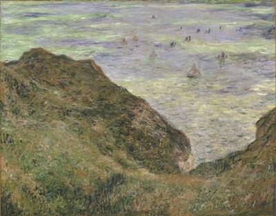Pourvillen kalliolla tekijältä Claude Monet