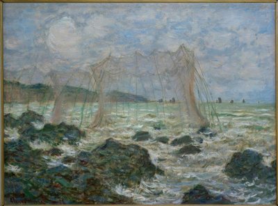 Pourvillen kalastuspuisto tekijältä Claude Monet