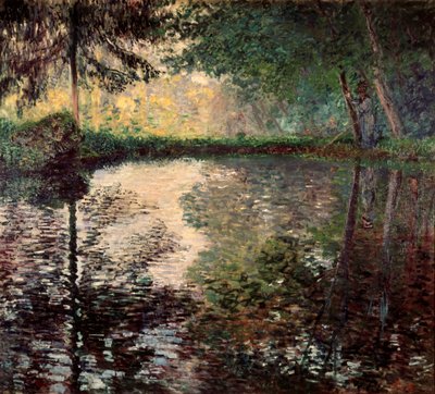 Lampi Montgeronissa, 1876. tekijältä Claude Monet