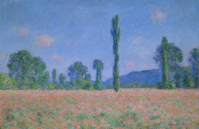 Poppy Field Giverny, 189091. tekijältä Claude Monet
