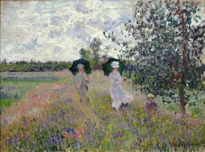 Promenade lähellä Argenteuilia tekijältä Claude Monet