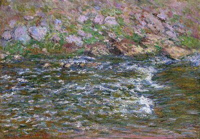Petite Creuse -joen kosket Fresselinesin kohdalla, 1889. tekijältä Claude Monet