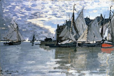 Purjeveneet, n. 1864-1866 tekijältä Claude Monet