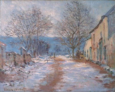 Lunta Limetzissä; Lumiefekti Limetzissä, 1886 tekijältä Claude Monet