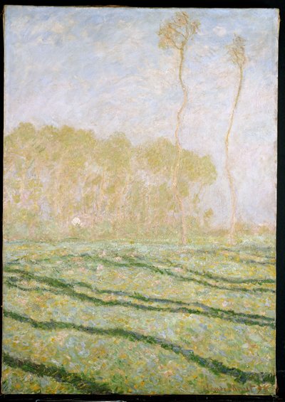 Kevätmaaseutu Givernyssä, 1894 tekijältä Claude Monet