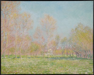 Kevät Givernyssä tekijältä Claude Monet