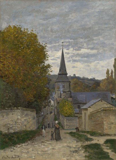 Katu Sainte-Adressessa, 1867 tekijältä Claude Monet