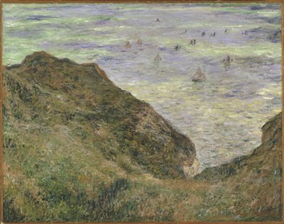 Pourvillen kalliolla - Pourvillen kalliolla - Monet, Claude (1840-1926) - 1882 - Öljy kankaalle - 64x82 - Tukholman kansallismuseo tekijältä Claude Monet