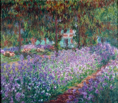 Taiteilijan puutarha Givernyssä tekijältä Claude Monet