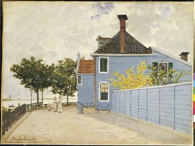 Sininen talo, Zaandam tekijältä Claude Monet