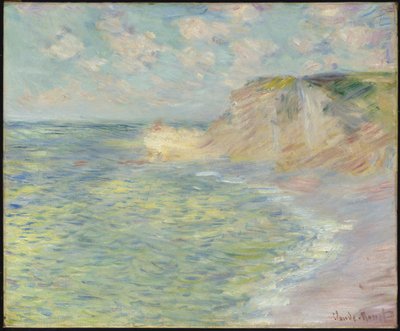 The Cliff Above, 1885 tekijältä Claude Monet