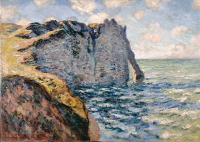 Avalin jyrkänne, Étretat tekijältä Claude Monet