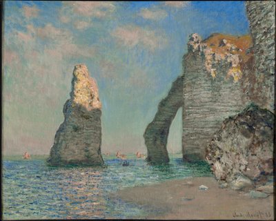 Kalliot Etretatissa tekijältä Claude Monet