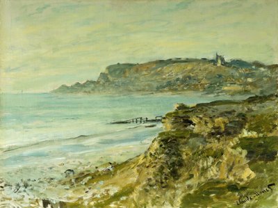 Sainte-Adressen kalliot; Cliff of Saint Address, 1873 tekijältä Claude Monet