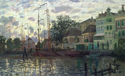 Pato Zaandamissa, ilta tekijältä Claude Monet