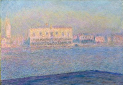 Dogen palatsi San Giorgio Maggioresta katsottuna, 1908 tekijältä Claude Monet