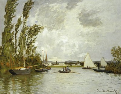 Seinen pieni haara Argenteuilissa tekijältä Claude Monet