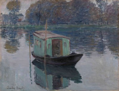 Studiovene, 1874 tekijältä Claude Monet
