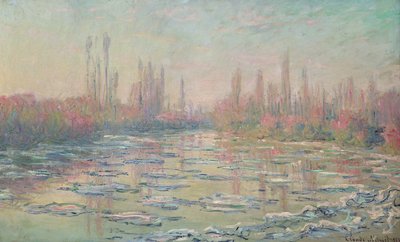 Sula Seinen rannalla, lähellä Vetheuilia, 1880 tekijältä Claude Monet