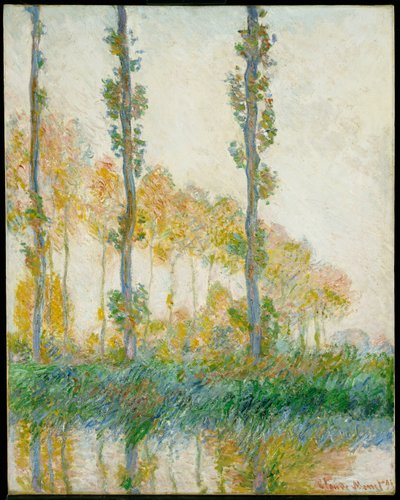 Kolme puuta, syksy, 1891 tekijältä Claude Monet