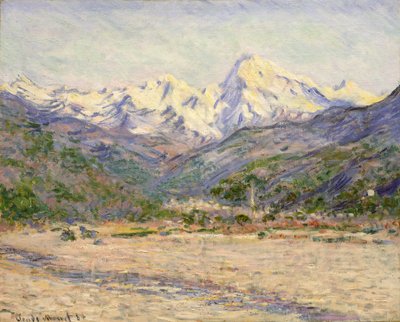 Nervian laakso tekijältä Claude Monet
