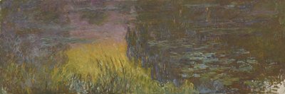Vesililjat - Laskeva aurinko, 1914-1926 tekijältä Claude Monet