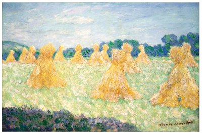 Givernyn nuoret naiset, auringon vaikutus tekijältä Claude Monet